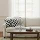 LR Home Leonora 07761 White Black Pillow