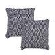 LR Home Liora 07776 Black White Pillow