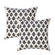LR Home Memphis 07799 White Black Pillow