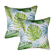 LR Home Noel 08053 Green Blue Pillow