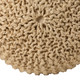 Jaipur Canova CNV02 Tan Beige Pouf