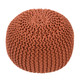 Jaipur Spectrum Pouf STP05 Orange Pouf