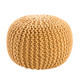 Jaipur Spectrum Pouf STP01 Yellow Gold Pouf