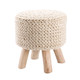 Jaipur Westport WES01 Ivory White Pouf
