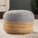 Jaipur Saba SAA11 Gray Pouf