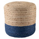 Jaipur Saba SAA18 Blue Pouf