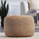 Jaipur Saba SAA20 Gray Pouf