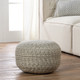 Jaipur Saba Solar SAS08 Gray Pouf
