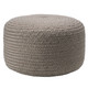 Jaipur Saba Solar SAS13 Gray Pouf