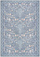 Nourison Botanical Washables BOT04 Blue Multicolor Rug