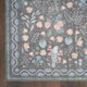 Nourison Botanical Washables BOT04 Charcoal Multicolor Rug