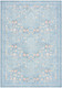 Nourison Botanical Washables BOT04 Light Blue Multicolor Rug