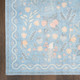 Nourison Botanical Washables BOT04 Light Blue Multicolor Rug