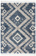 Nourison Oslo Shag OSL02 Denim Blue Rug