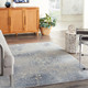 Nourison Somerset ST74 Silver Blue Rug