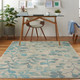 Nourison Tranquil TRA03 Ivory Turquoise Rug