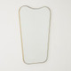 Global Views Mariko Organic Brass Framed Mirror