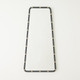 Global Views Fremmy Irregular Mirror-Black with Brass Studs Mirror