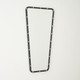 Global Views Fremmy Irregular Mirror-Black with Brass Studs Mirror