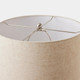 Global Views Anna Ceramic Beige Accent Table Lamp