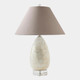 Global Views Lydia Abalone Scaled Gray Accent Table Lamp