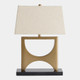 Global Views Eta Antique Brass Accent Table Lamp