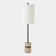 Global Views Benson Faux Travertine Bronze Buffet Table Lamp