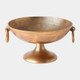 Global Views Supreet Handles Antique Brass Bowl