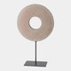 Global Views Obsidiana Ring Gray Stone Decorative Sculpture