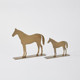 Global Views Horse Antique Brass Decorative Sculpture