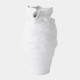 Global Views Ruffle Top White Vase