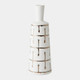 Global Views Labirinto Golden Stripe White Vase
