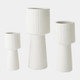 Global Views Torcia Tall Ribbed Top Vase