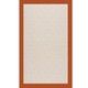 Capel Zoe-White Wicker 1993-837 Canvas Rust Rug