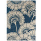 Florence Broadhurst 039708 Japanese Floral Midnight Rug
