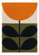 Orla Kiely 059803 Stem Black Rug