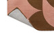 Orla Kiely 158002 Prism Flower Pink Terracotta Rug