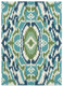 Harlequin 442007 Ixora Emerald Palm Chartreuse Outdoor Rug