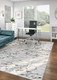 Couristan Sonnet 3801 6151 Marbre Powder Blue Grey Rug