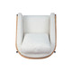 LR Home Ocean 46108 White Accent Chair