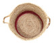LR Home Baskets 16043 Tan Cranberry Red Basket