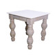 LR Home Vintage 03865 White Washed Side Table