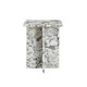 LR Home Arcadia 46333 Gray Black Side Table