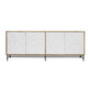 LR Home Arcadia 46330 White Brown Sideboard