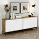 LR Home Arcadia 46330 White Brown Sideboard