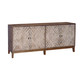LR Home Oliver 46123 Wire Brushed Brown Sideboard