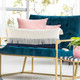 LR Home Carnival 07660 Denim Blue Off-White Throw Pillow
