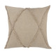 LR Home Reese 07322 Taupe Throw Pillow