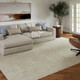 LR Home Criss Cross 82779 Green Ivory Rug