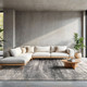 Louis De Poortere Mad Men Griff 8420 Jersey Stone Rug
